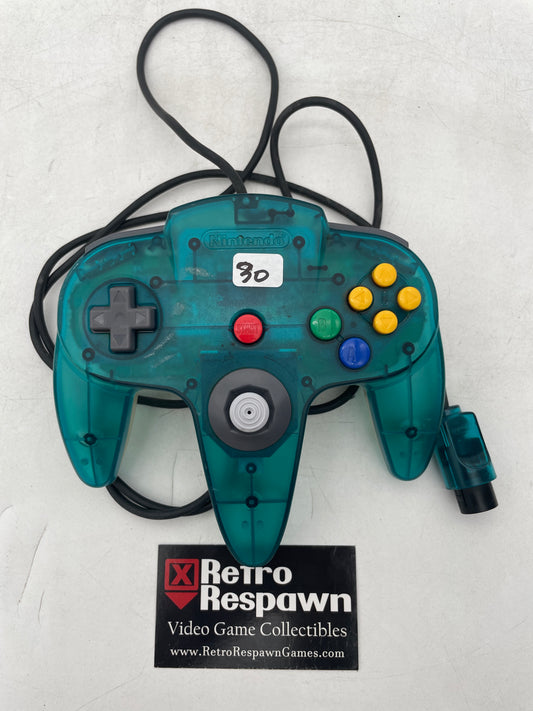 Ice Blue Controller 2 Tone Controller - JP Nintendo 64 (Controller)