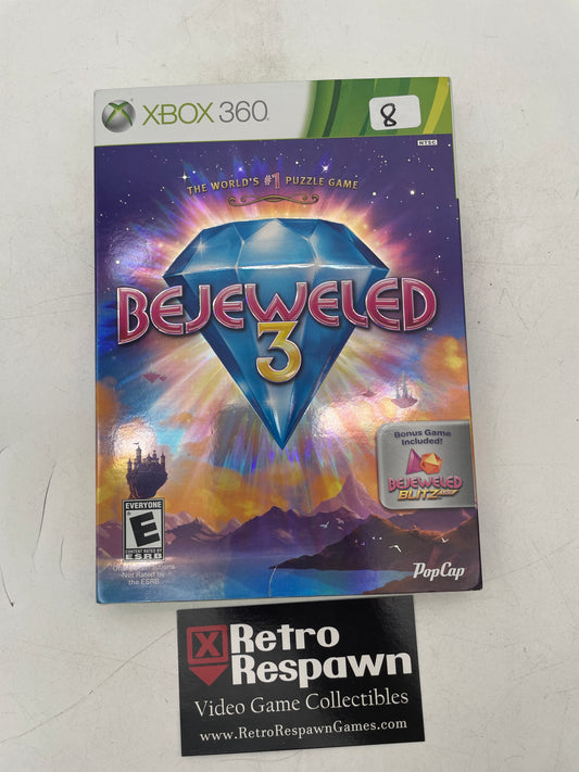 Bejeweled 3 - Xbox 360 (Sealed)