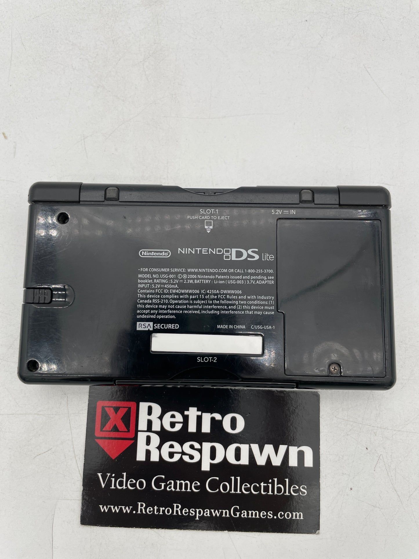 Black Nintendo DS Lite - Nintendo DS (Console+Charger)