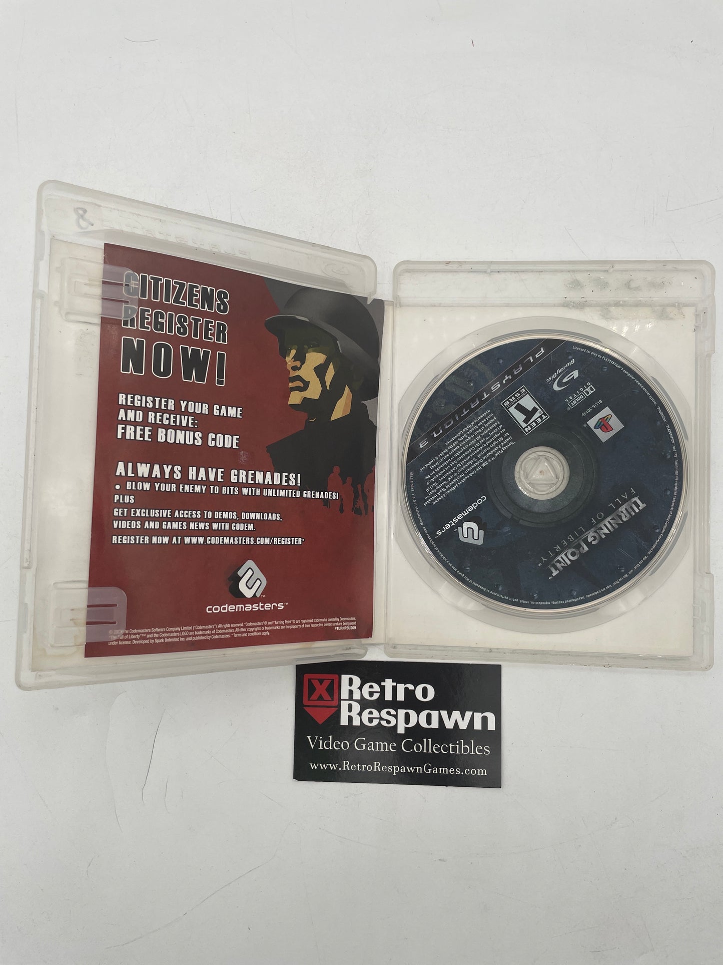 Turning Point Fall of Liberty - Playstation 3 (Missing Manual)