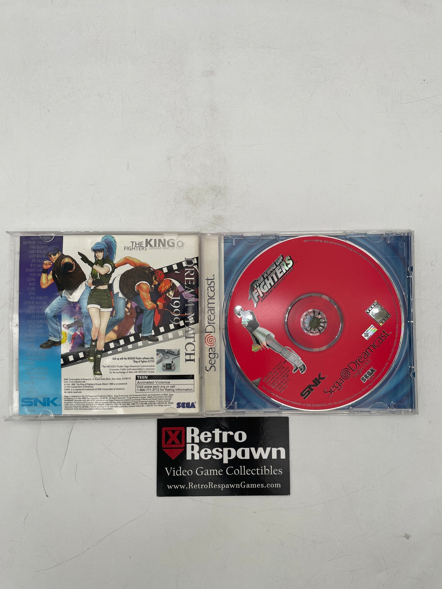 King of Fighters Dream Match '99 - Sega Dreamcast (Complete)