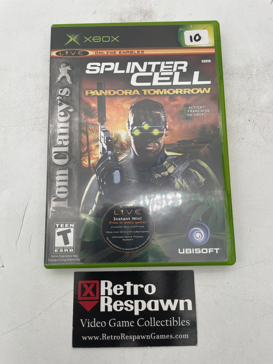 Splinter Cell Pandora Tomorrow - Xbox (Complete)