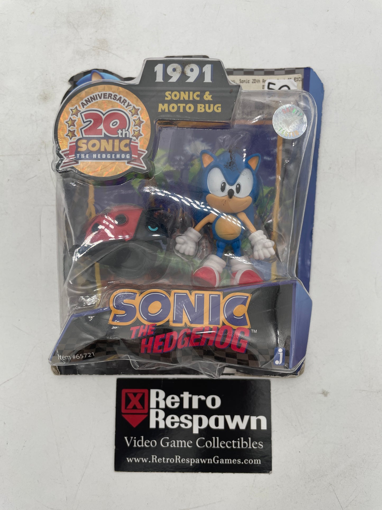20th Anniversary Sonic The Hedgehog [Sonic and Moto Bug Figures] (Sealed)
