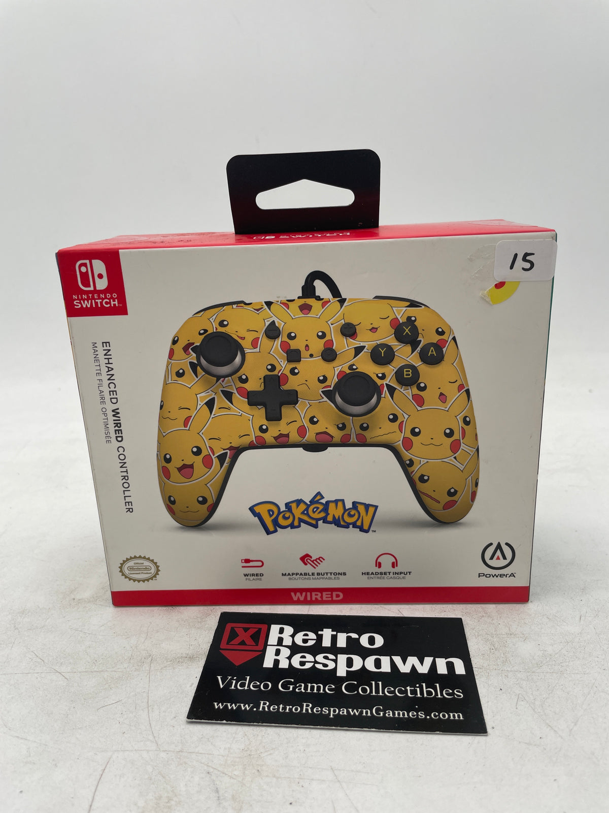 Enhanced Wired Controller [Pikachu] - Nintendo Switch (Sealed)
