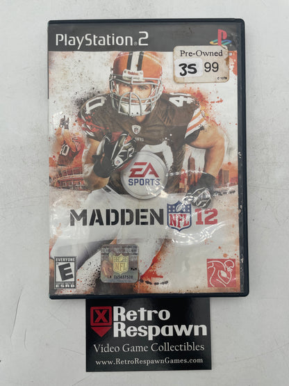 Madden NFL 12 - Playstation 2 (Complete)