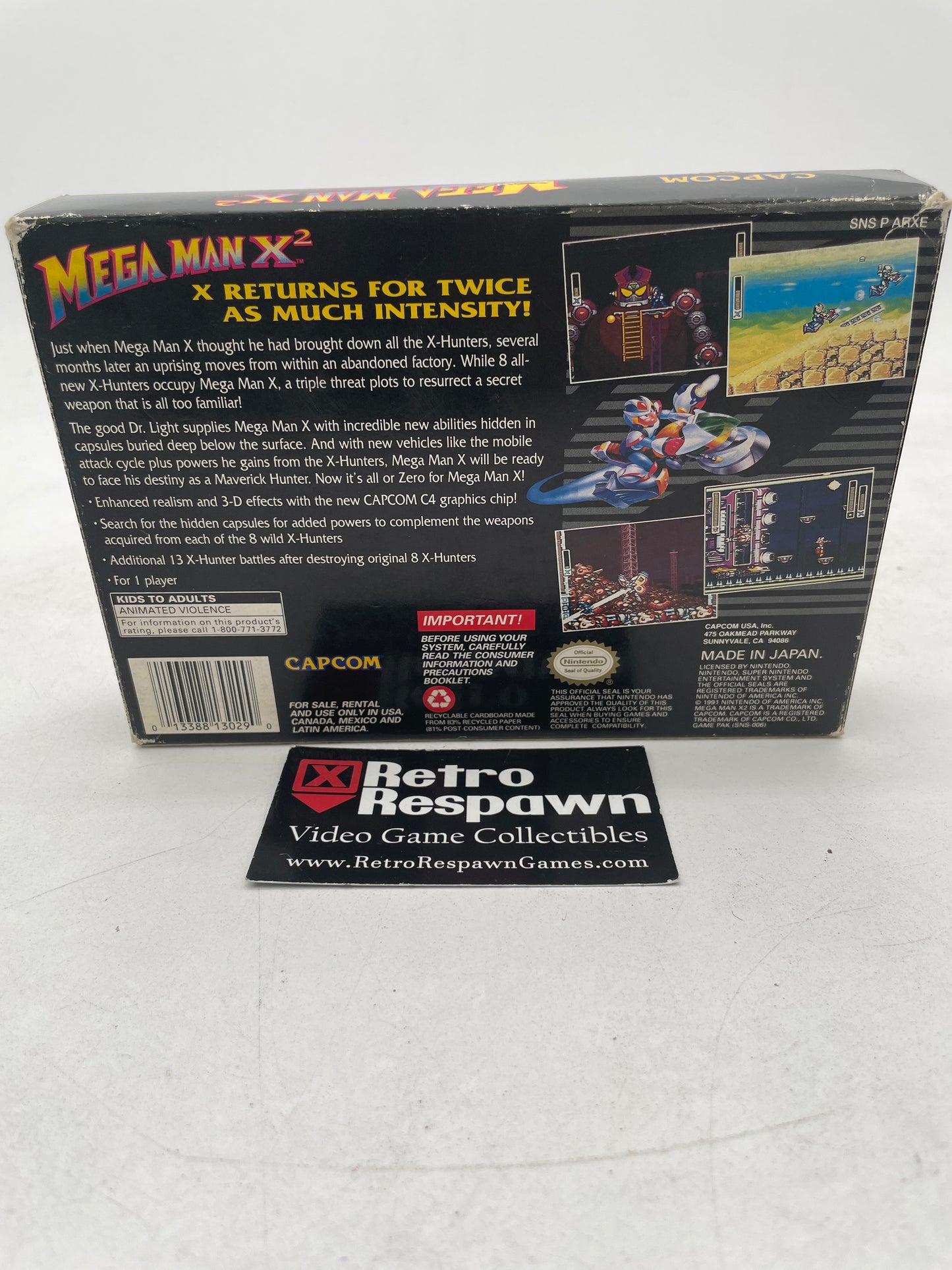 Mega Man X2 - Super Nintendo (Missing Manual)