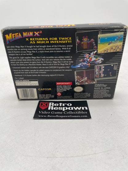 Mega Man X2 - Super Nintendo (Missing Manual)