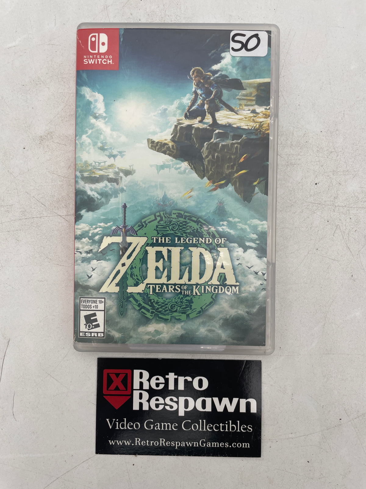 Zelda: Tears Of the Kingdom - Nintendo Switch (Complete)