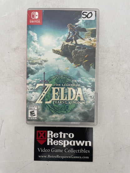 Zelda: Tears Of the Kingdom - Nintendo Switch (Complete)