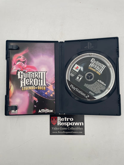 Guitar Hero III Legends of Rock - Playstation 2 (Complete)