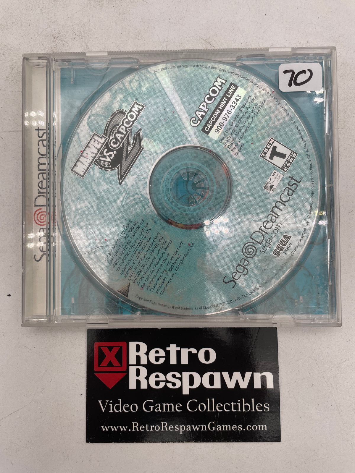 Marvel vs Capcom 2 - Sega Dreamcast (Missing Manual)