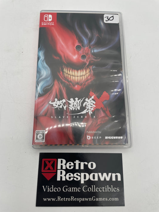 Slave Zero X - JP Nintendo Switch (Complete)