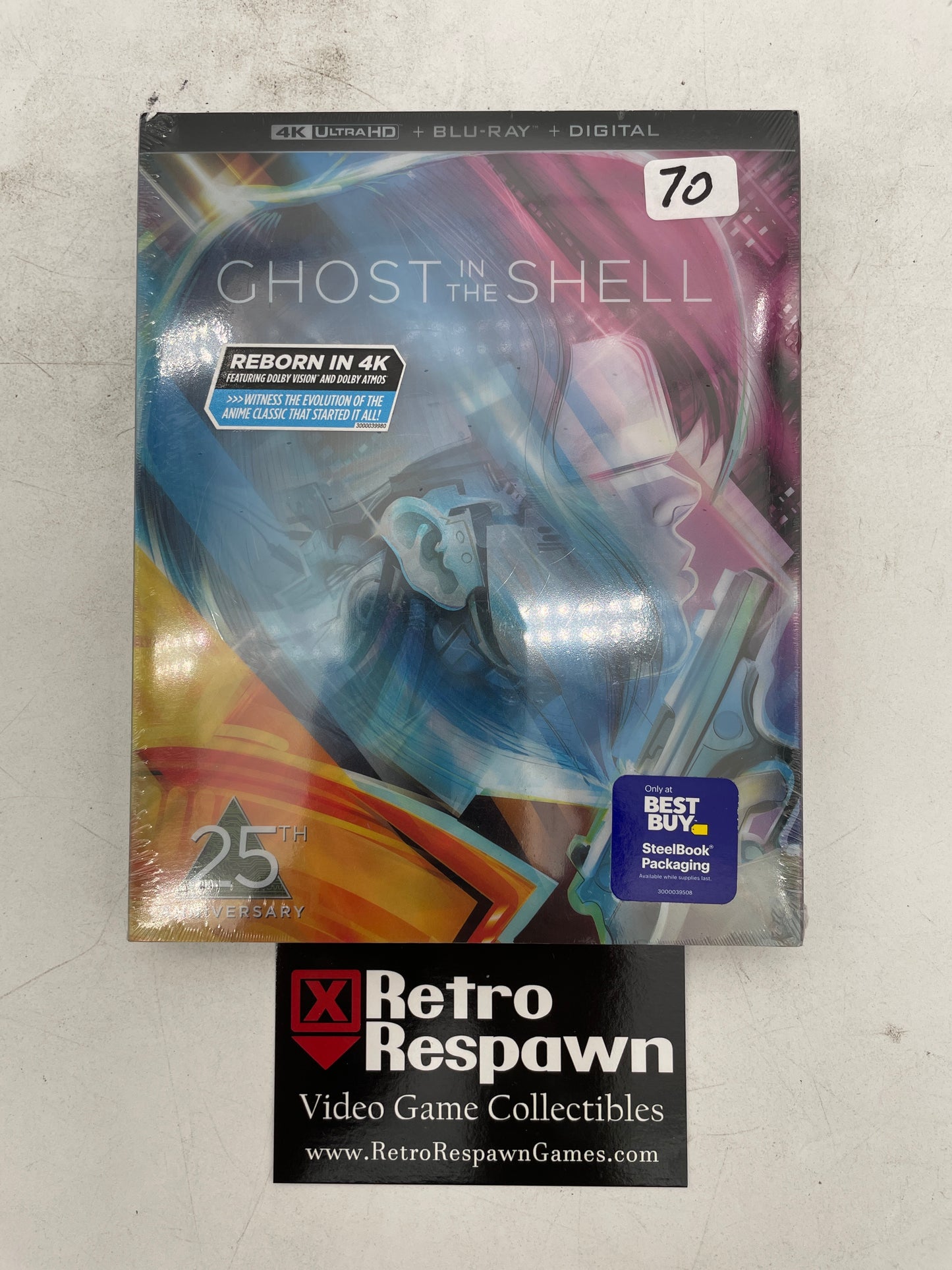 Ghost in the Shell (1995) 25th Anniversary Movie - 4K Ultra HD+Bluray+Digital (Sealed)