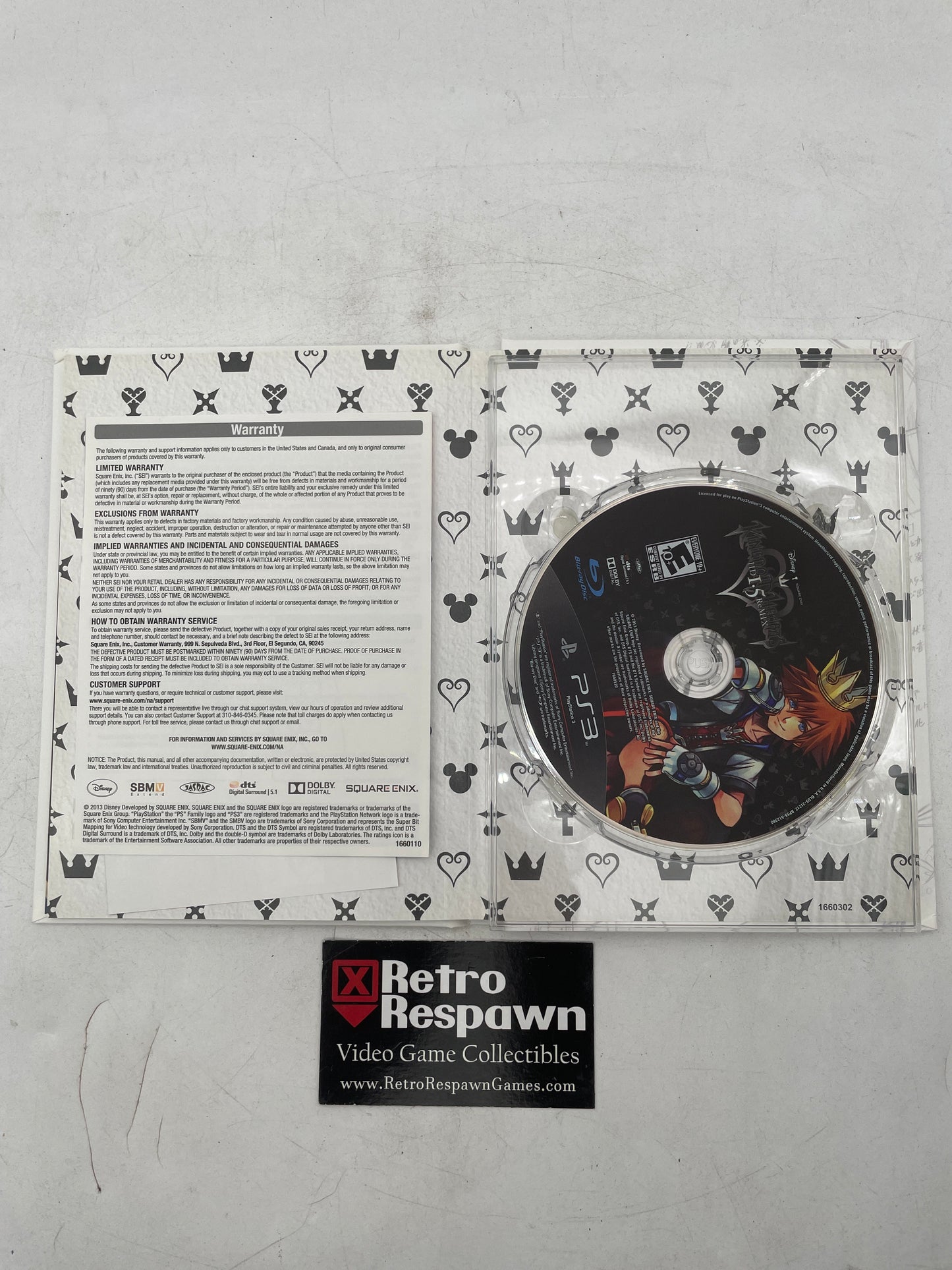 Kingdom Hearts HD 1.5 Remix [Limited Edition] - Playstation 3 (Complete)