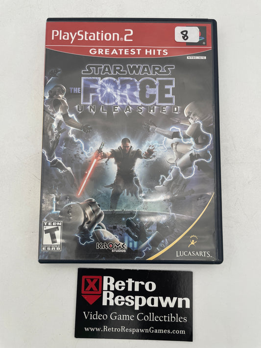 Star Wars The Force Unleashed [Greatest Hits]  - Playstation 2 (Complete)