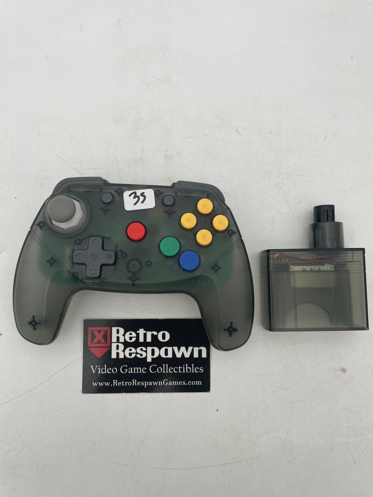 Retro Fighters Brawler64 Controller Smokey [Wireless Gamepad] - Ninten ...