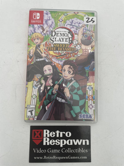 Demon Slayer: Kimetsu No Yaiba - Sweep The Board - Nintendo Switch (Complete)