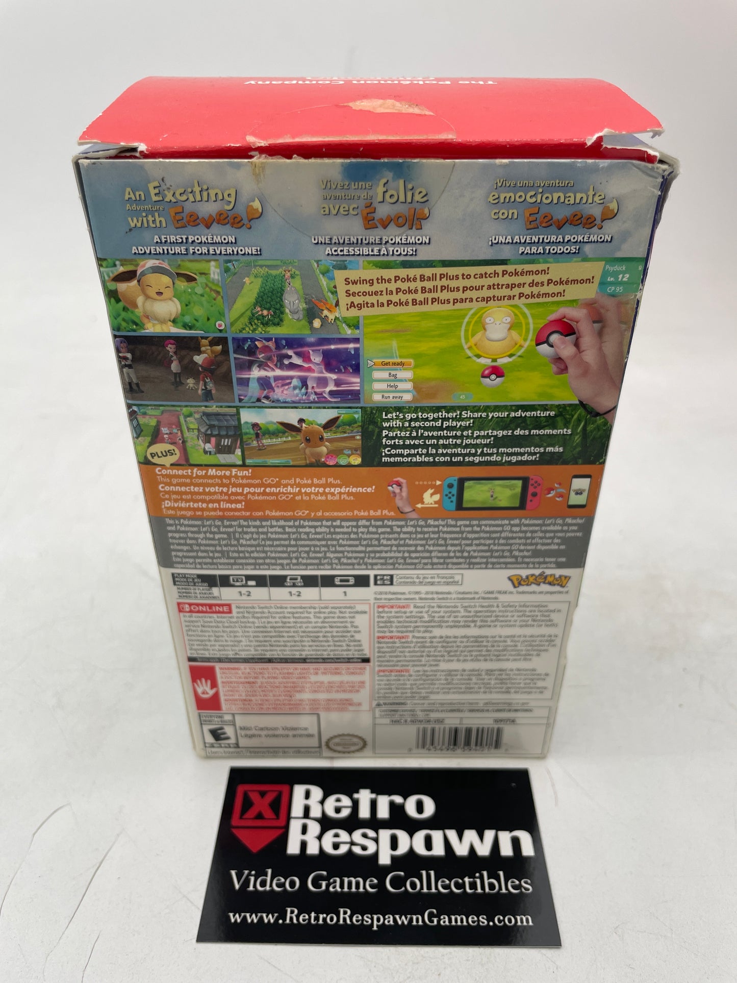 Pokemon Let's Go Eevee [Poke Ball Plus Bundle] - Nintendo Switch (Complete/Game is Sealed)