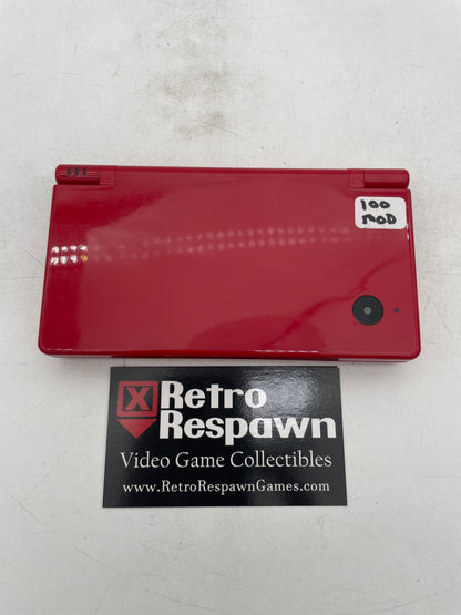 Modded Nintendo DSi Red System - JP Nintendo DS (Console+Charger)