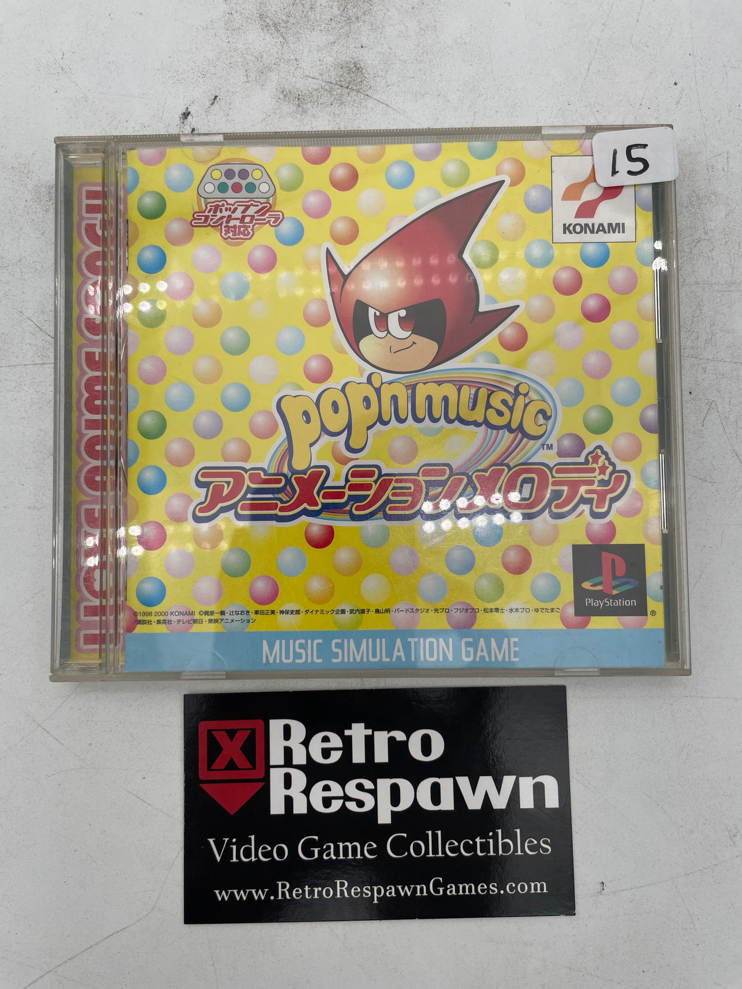 Pop’n Music Animation Melody - JP PlayStation (Complete)