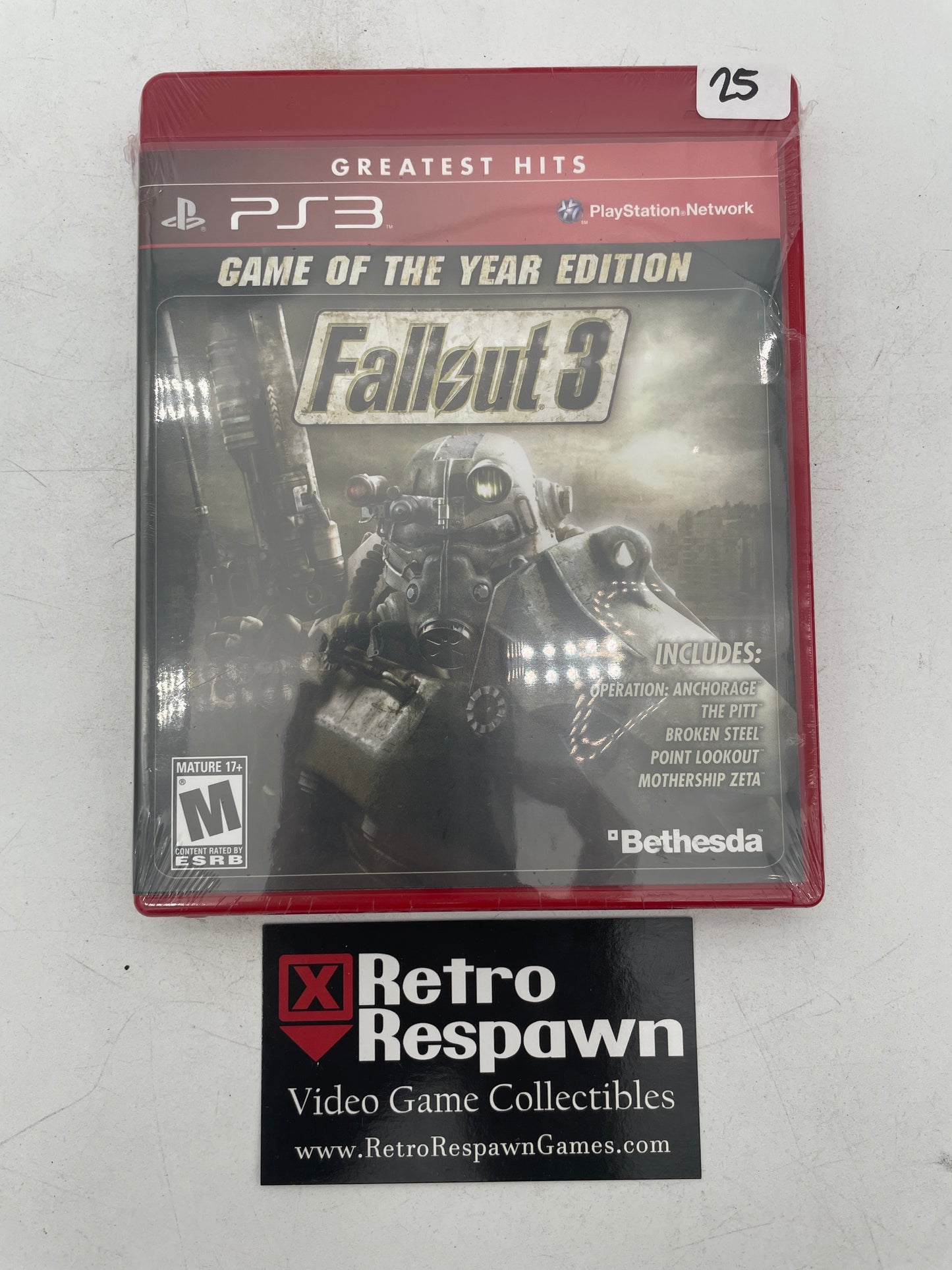 Fallout 3 [Game of the Year Greatest Hits] - Playstation 3 (Sealed)