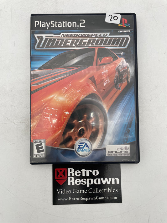 Need for Speed Underground - Playstation 2 (Complete)