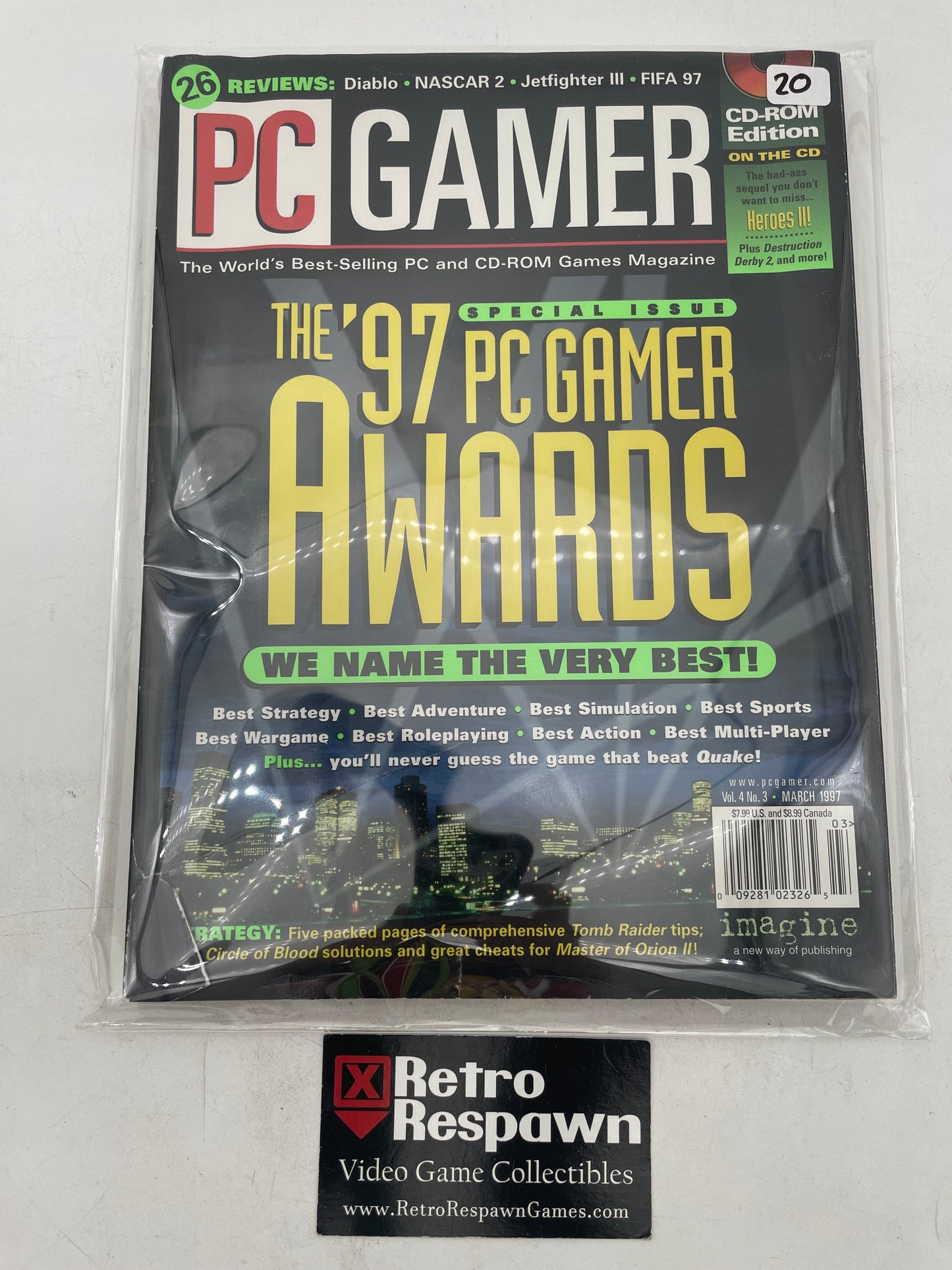 PC Gamer March 1997 Vol 4 No 3 (Used)