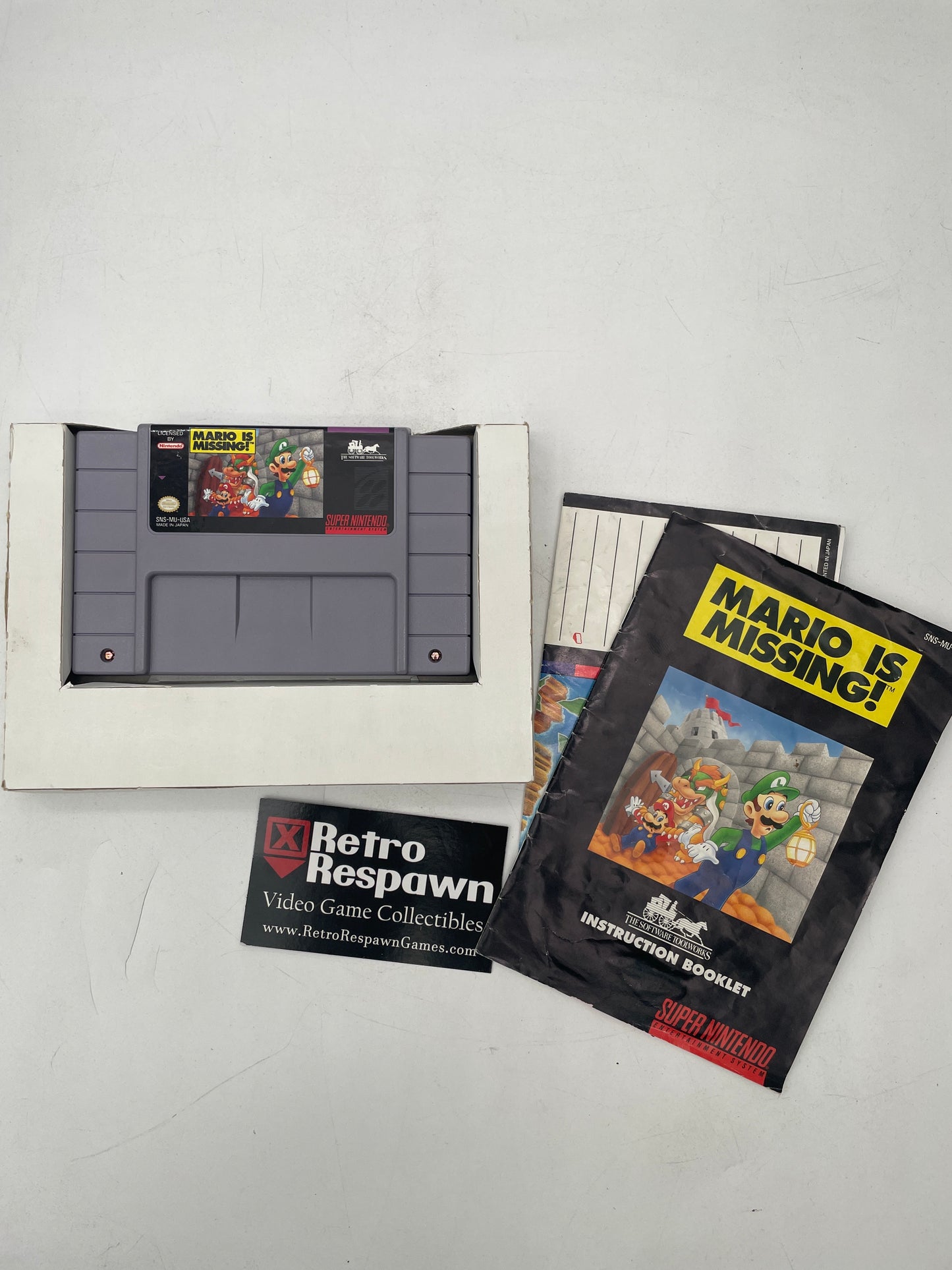 Mario is Missing - Super Nintendo (Complete)