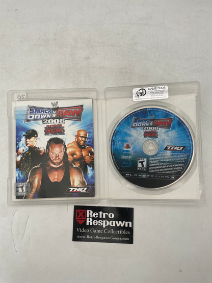 WWE Smackdown vs. Raw 2008 - Playstation 3 (Complete)