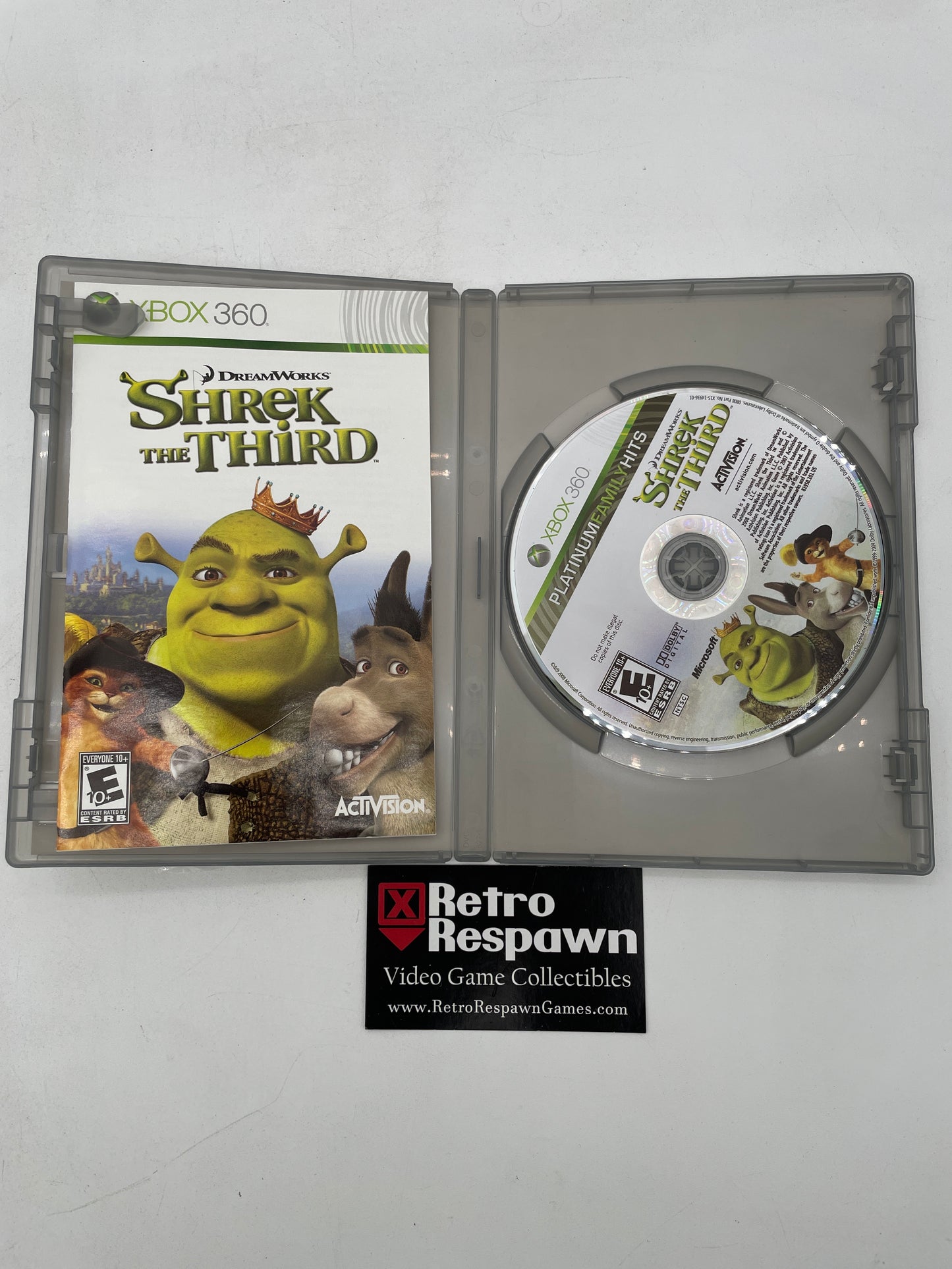 Shrek the Third  [Platinum Family Hits] - Xbox 360 (Complete)