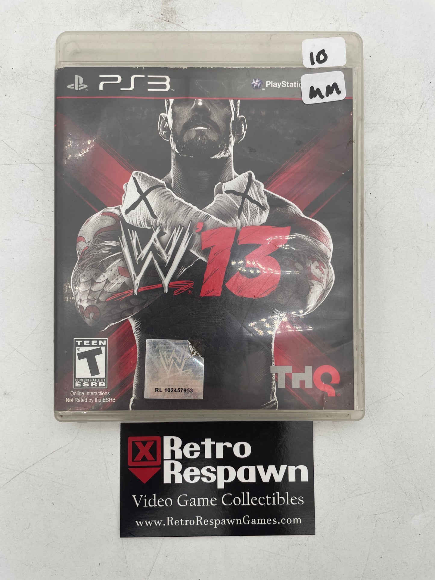 WWE '13 - Playstation 3 (Missing Manual)