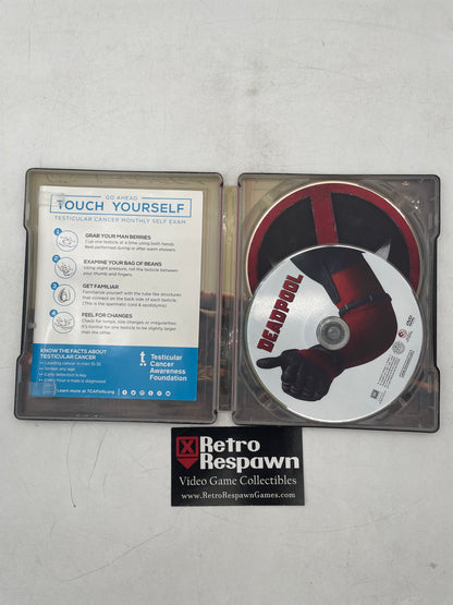 Deadpool Movie Steelbook Edition - Bluray DVD (Complete)