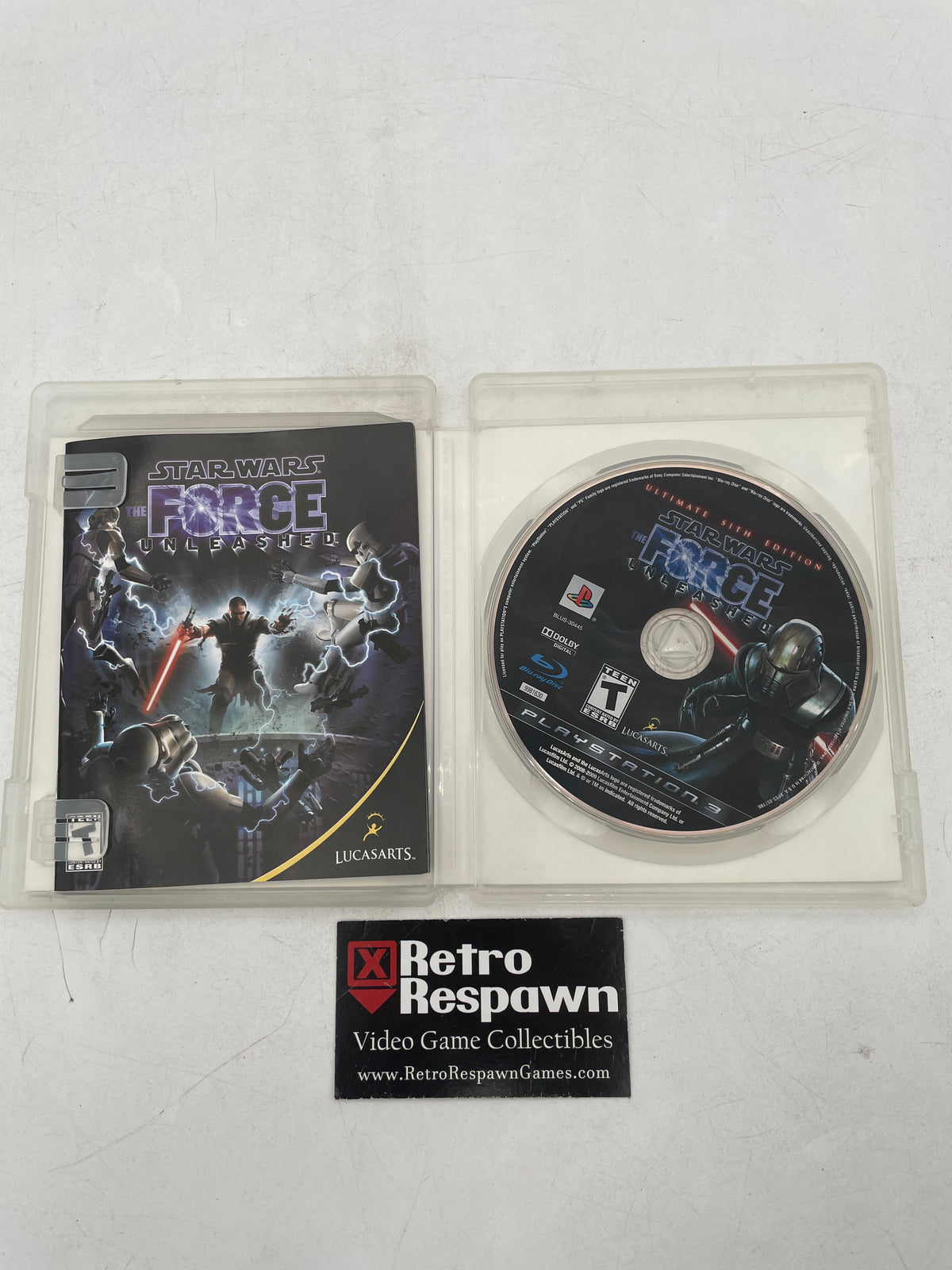 Star Wars The Force Unleashed - Playstation 3 (Complete)
