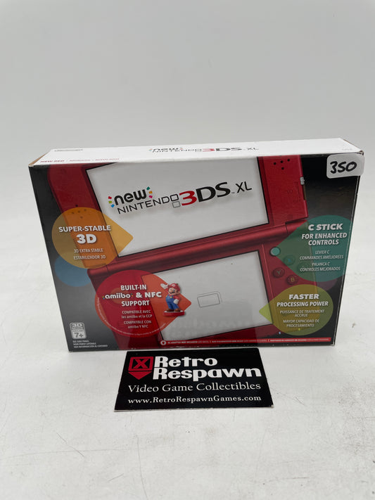 New Nintendo 3DS XL Red - Nintendo 3DS (No Manual)