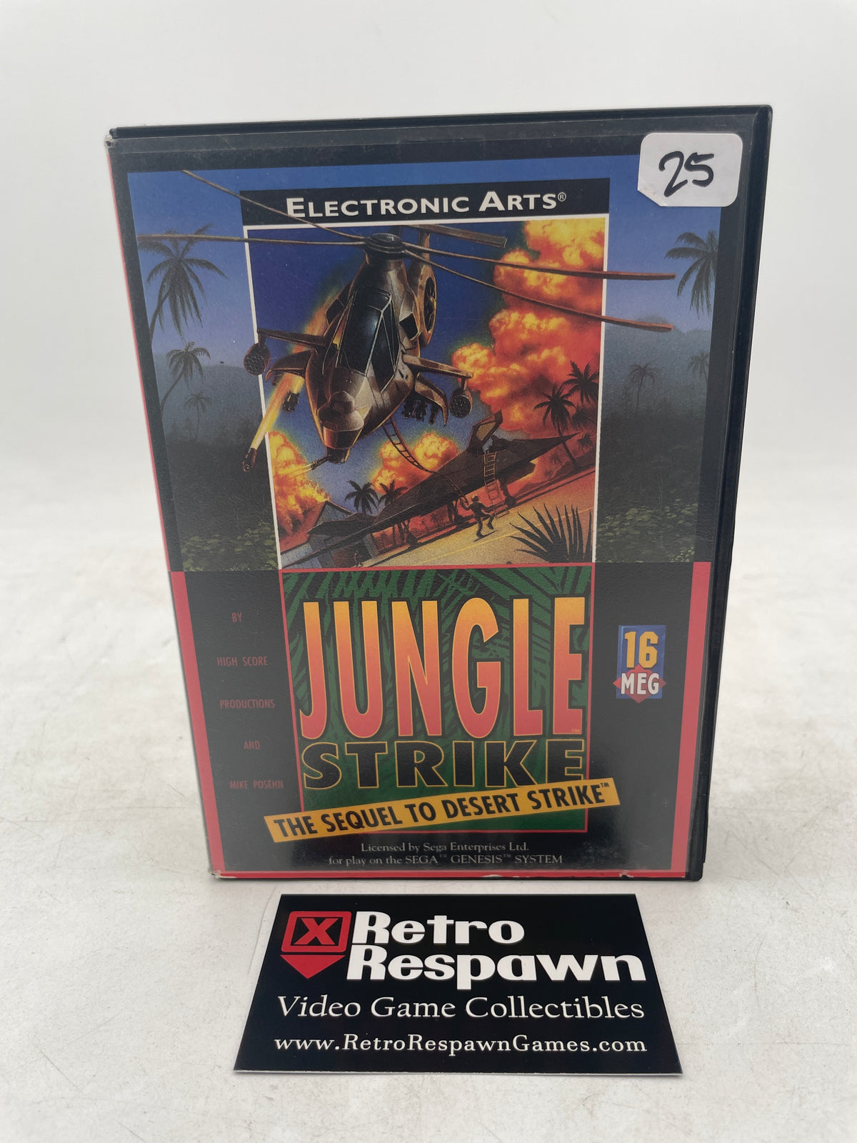 Jungle Strike - Sega Genesis (Complete)