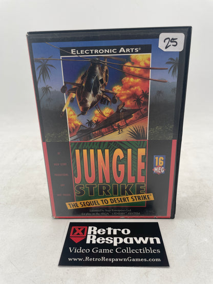 Jungle Strike - Sega Genesis (Complete)