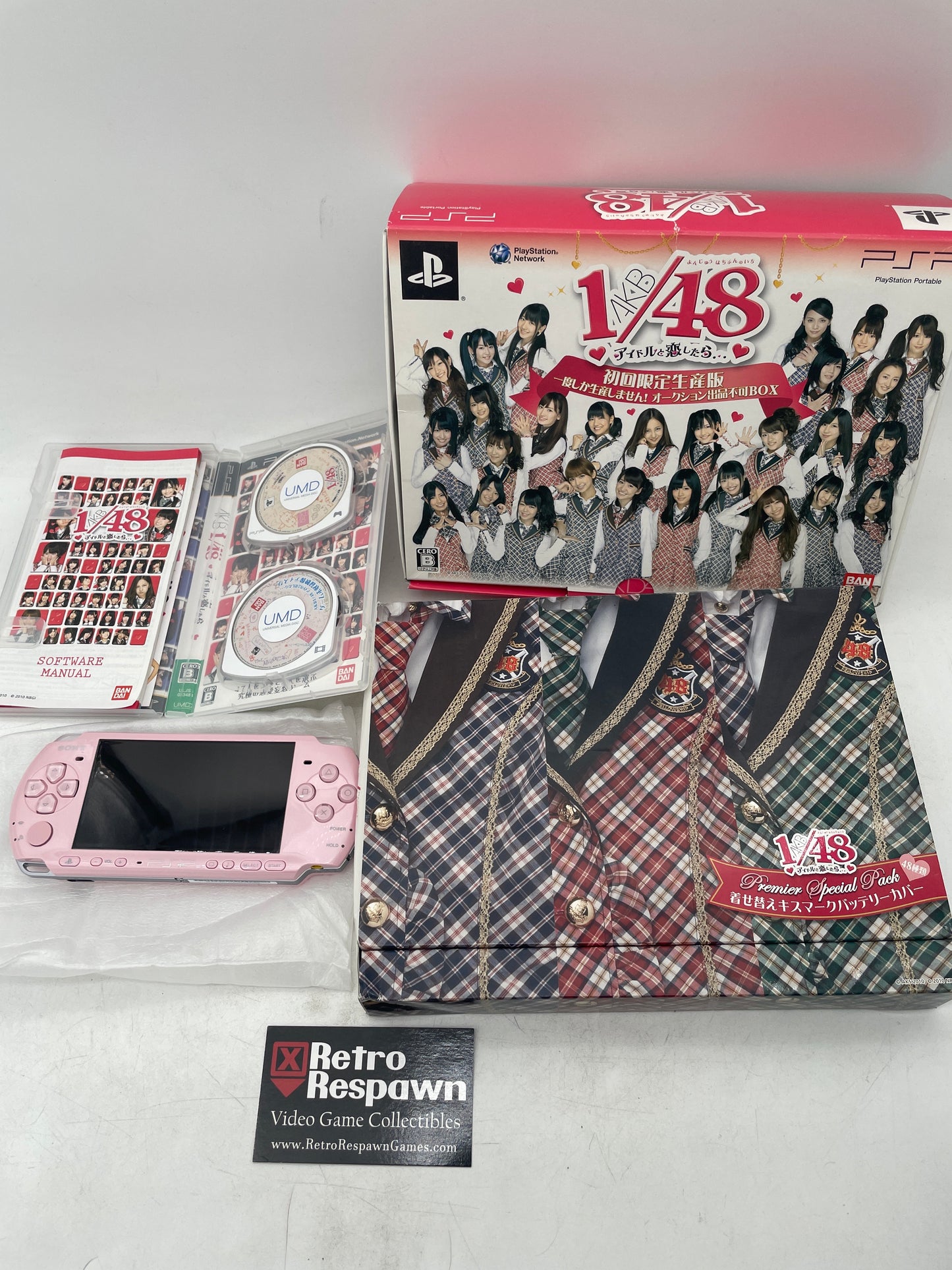 PSP 3000 Console AKB48 [Premier Special Pack] - JP PSP (Complete/Loud Drive)