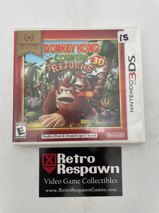 Donkey Kong Country Returns 3D [Nintendo Selects] - Nintendo 3DS (Complete)
