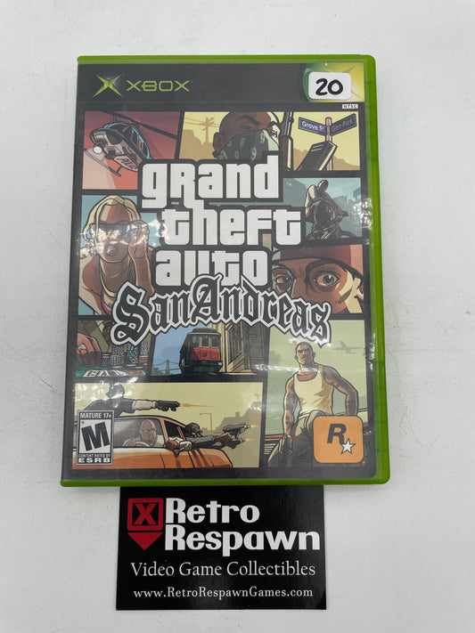 Grand Theft Auto San Andreas - Xbox (Complete)