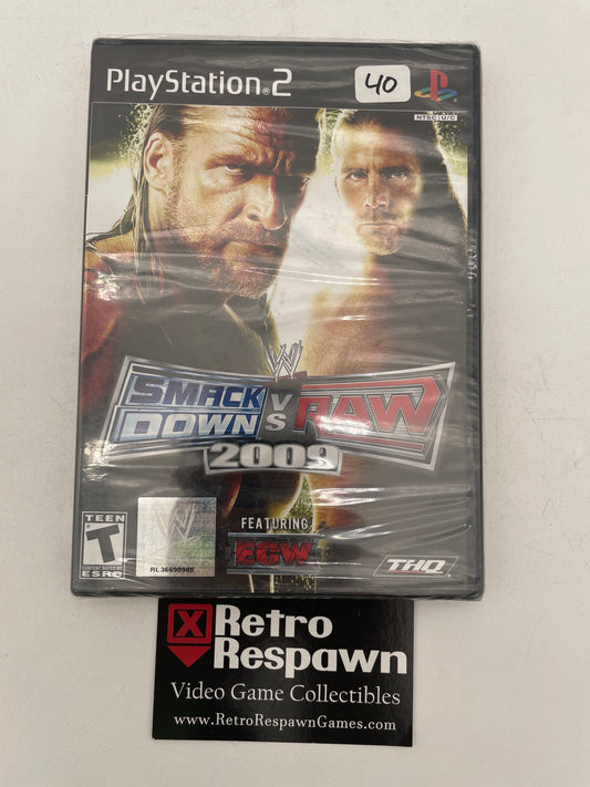 WWE Smackdown vs. Raw 2009 - Playstation 2 (Sealed)