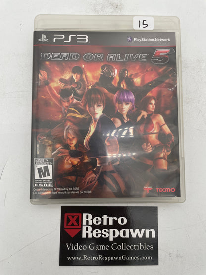Dead or Alive 5 - Playstation 3 (Complete)