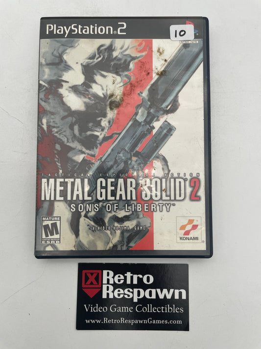 Metal Gear Solid 2 - Playstation 2 (Missing Manual)