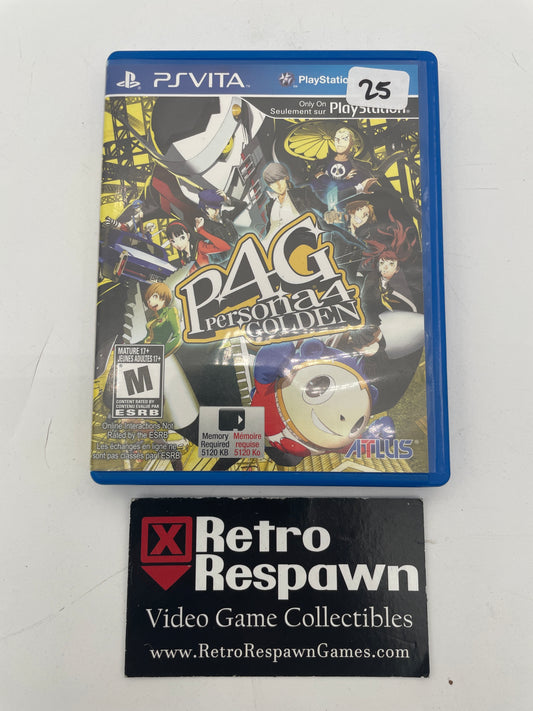 Persona 4 Golden - Playstation Vita (Complete)