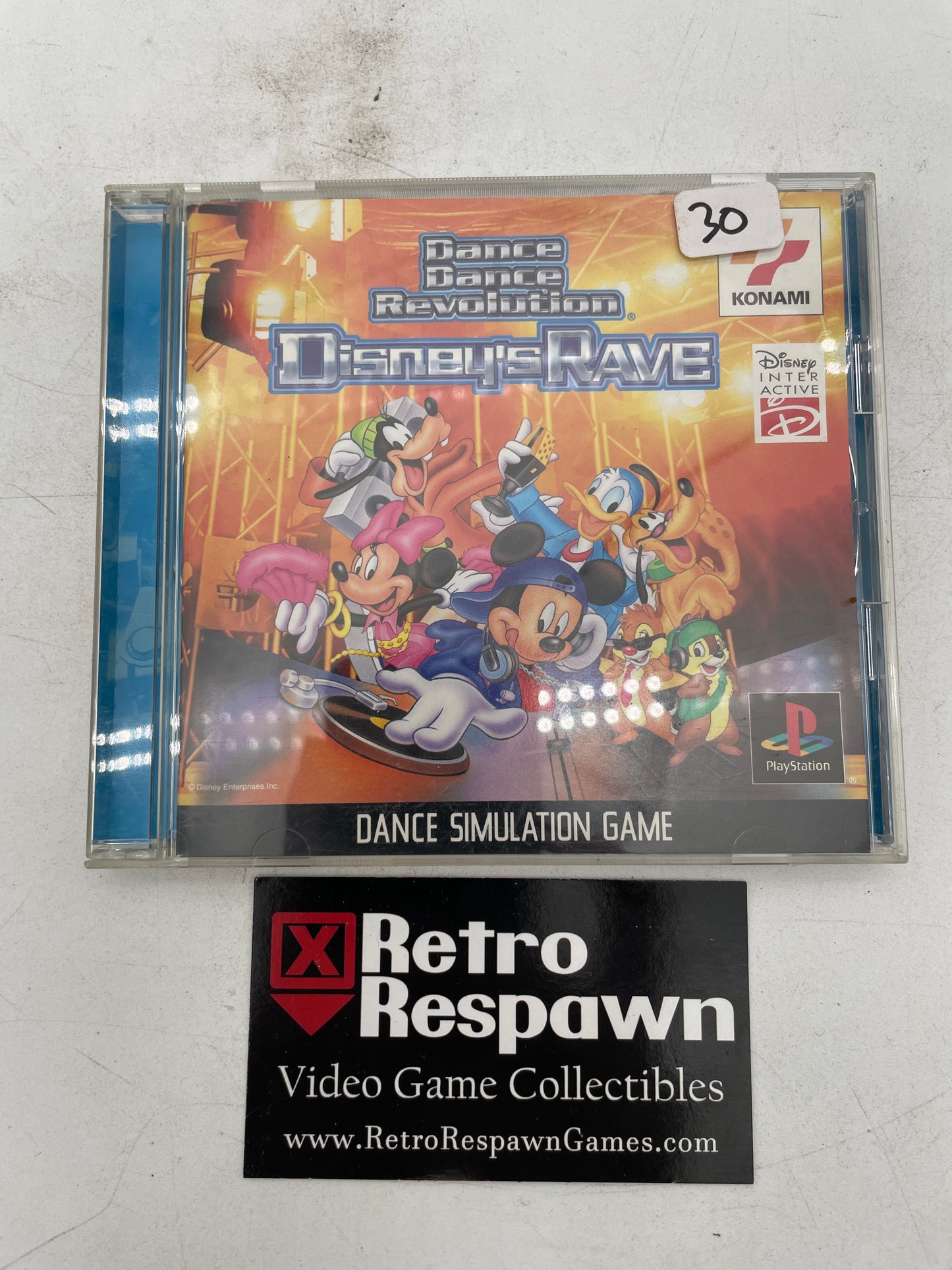 Dance Dance Revolution: Disney's Rave - JP Playstation (Complete)