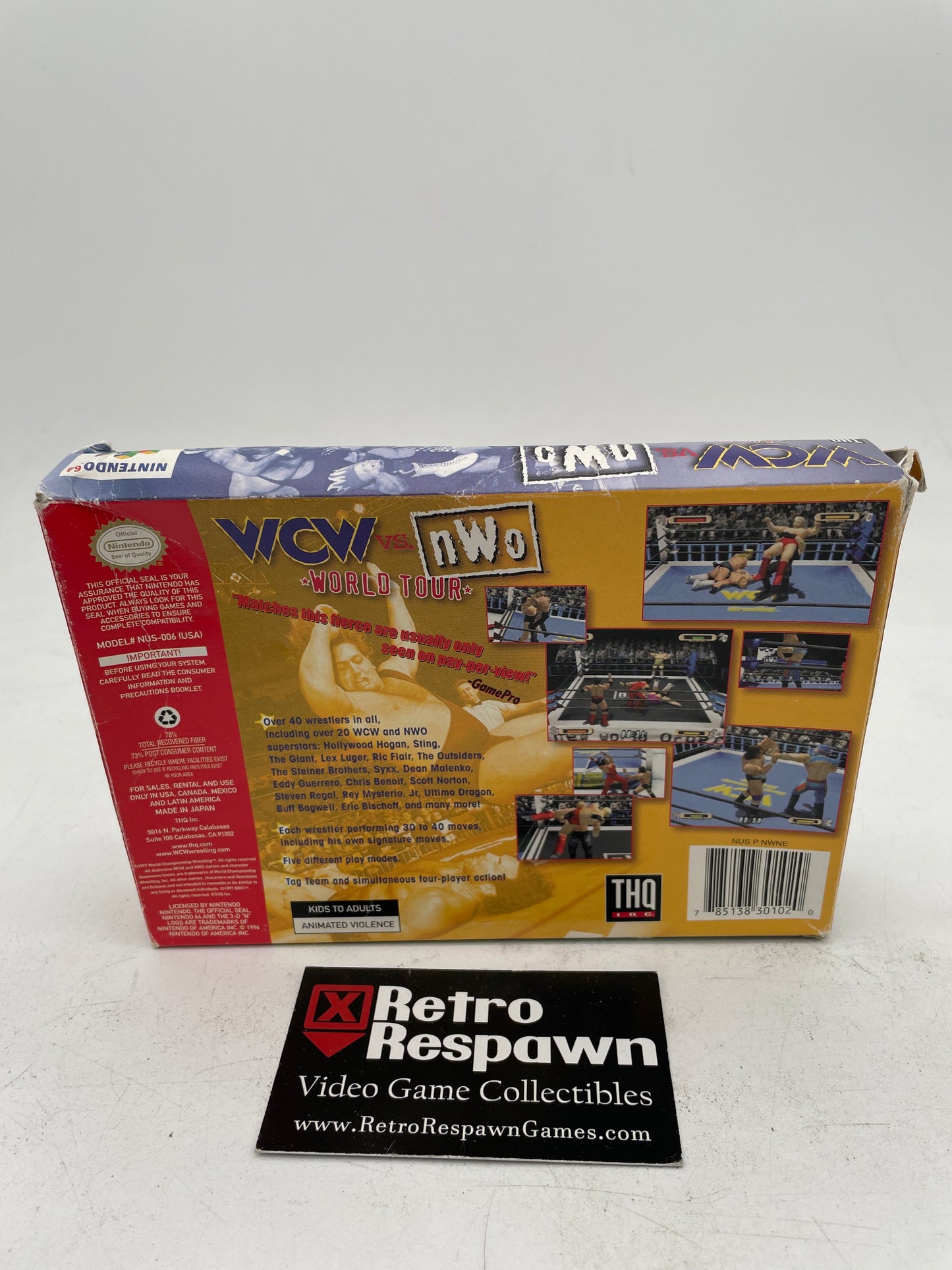 WCW vs NWO World Tour - Nintendo 64 (No Manual)