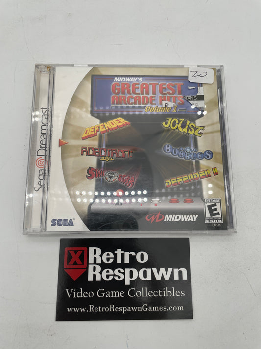 Midway's Greatest Arcade Hits Volume I - Sega Dreamcast (Complete)