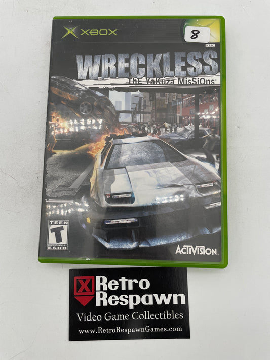 Wreckless Yakuza Missions - Xbox (Complete)