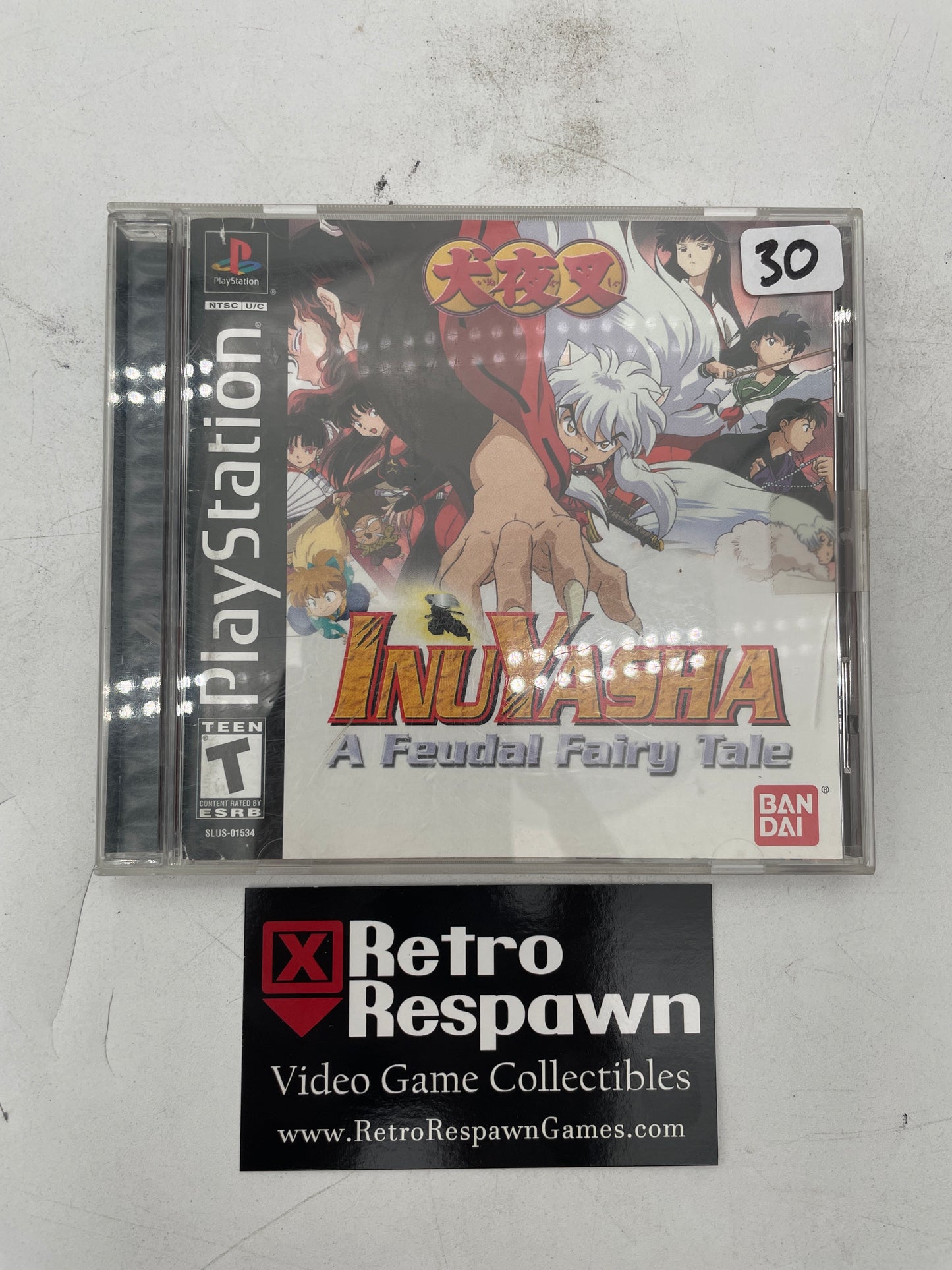Inuyasha A Feudal Fairy Tale - Playstation (Complete)
