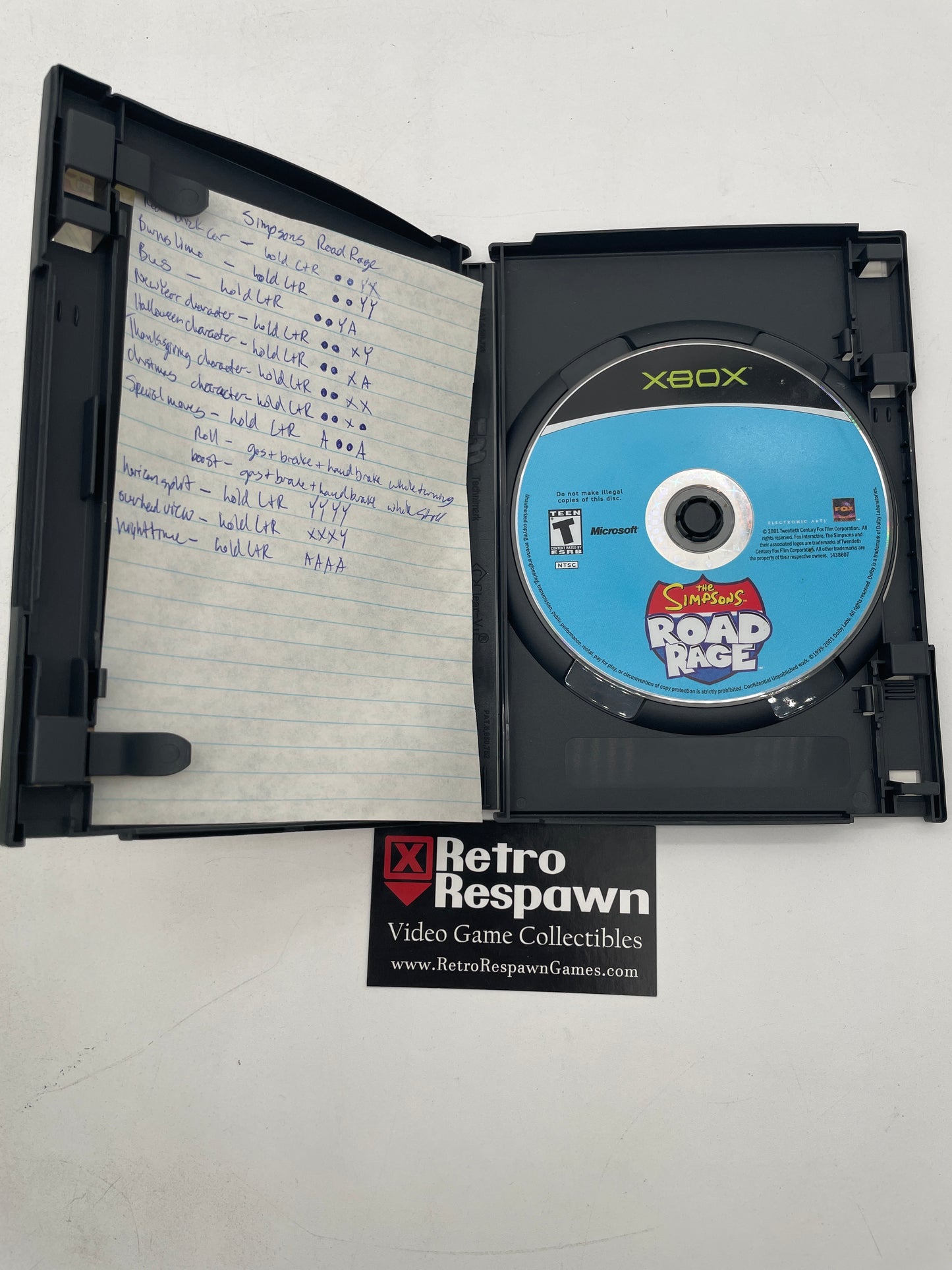 The Simpsons Road Rage - Xbox (Missing Manual)