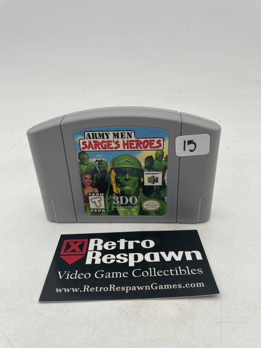 Army Men Sarge's Heroes - Nintendo 64 (Game Only)